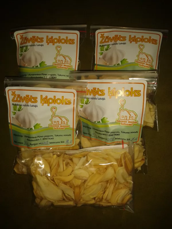Žāvēts ķiploks